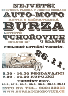 auto-moto burza - Obec Zbraslavice