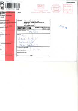 Page 1 R 16500 Praha 620