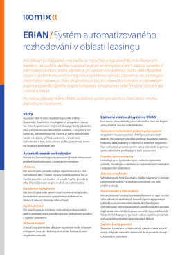 Erian pro leasingové společnosti