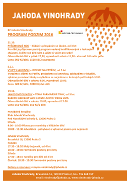 Program podzim 2016