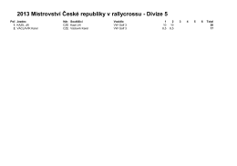 Rallycross M ČR divize 5 Greinbach