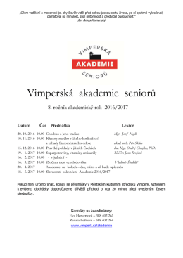 T&eacute;mata 8 ročn&iacute;k VAS