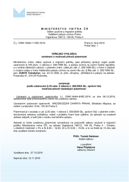 ZUBYK Volodymyr - Ministerstvo vnitra České republiky