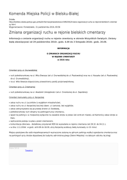 Generuj PDF - Komenda Miejska Policji w Bielsku