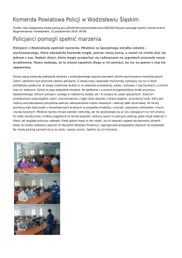 Generuj PDF - Komenda Powiatowa Policji w Wodzisławiu Śląskim