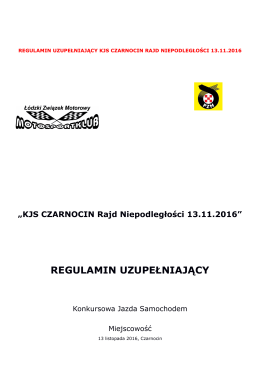 regulamin - MotoSportKlub