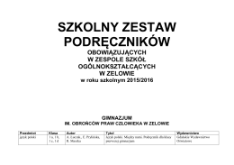 zestaw podręczników