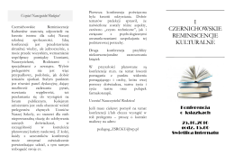 Szczeg&oacute;ły konferencji