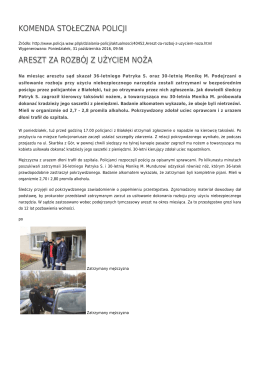 Generuj PDF - Komenda Stołeczna Policji