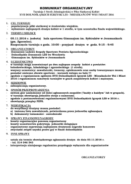 Strefa 1 Piłka Siatkowa Kobiet 2016