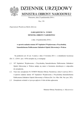 Warszawa, dnia 25 października 2016 r. Poz. 178 Departament