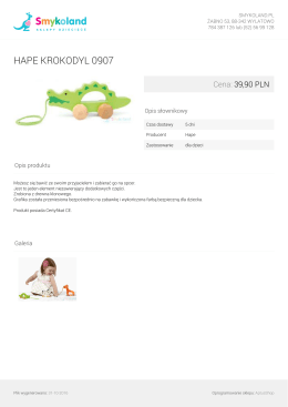 hape krokodyl 0907