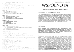 23 października 2016 - Parafia Rzymsko