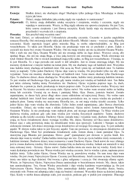 Polish Sakar Murli of 28/10/2016