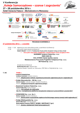 program - Koleje samorządowe