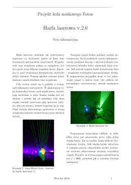 Harfa laserowa v.2.0