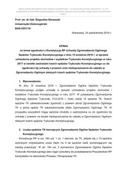 Prof. zw. dr hab. Bogusław Banaszak Uniwersytet Zielonog&oacute;rski
