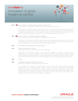 13:00 Future of Finance - Guiding the Business through