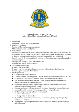 Szkolny Konkurs Savoir &ndash; Vivre