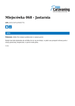 Miejscówka 068 - Jastarnia