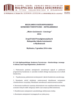 Zapraszamy do zapoznania się z regulaminem konkursu.