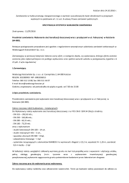 zobacz - Wodociągi Kościańskie Sp. z oo