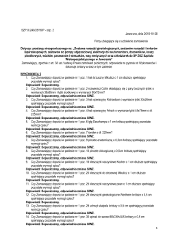 1 SZP.III.240/28/16/P - odp. 2 Jaworzno, dnia 2016-10