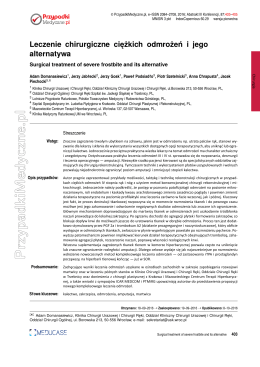 abstract - PrzypadkiMedyczne.pl