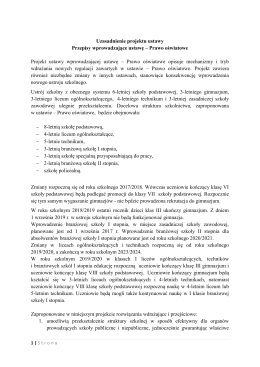 Uzasadnienie - Ministerstwo Edukacji Narodowej