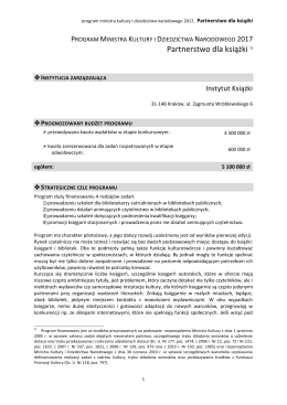 Regulamin - Ministerstwo Kultury i Dziedzictwa Narodowego