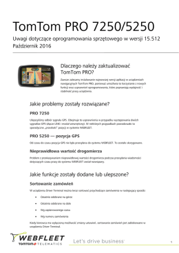 TomTom PRO 7250/5250
