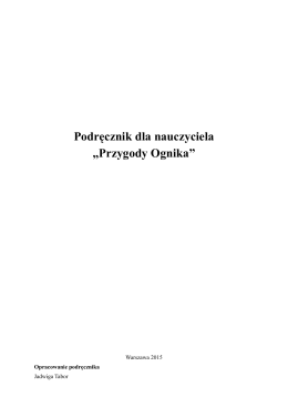 Strona tytułowa i wstęp Przygody Ognika