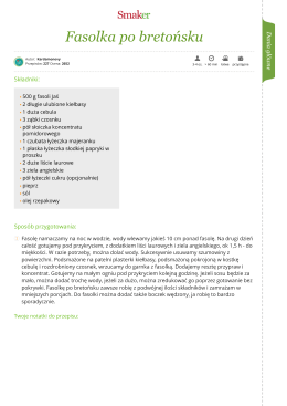 Fasolka po bretońsku