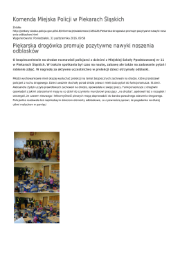 Generuj PDF - Komenda Miejska Policji w Piekarach Śląskich