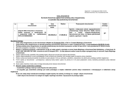 OG Ł OSZENIE Burmistrz Kożuchowa ogłasza trzeci przetarg ustny