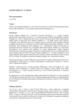RAPORT BIEŻĄCY Nr 3/02