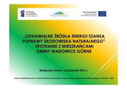 Odnawialne źródła energii prezentacja