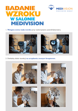 1. Wstępna ocena wady wzroku przy wykorzystaniu