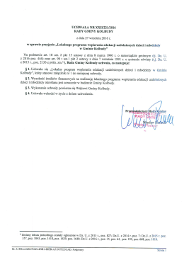 lokalny program wspieranie uczniów uzdolnionych
