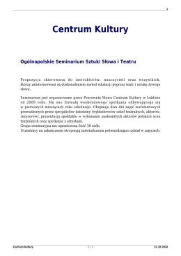 Centrum Kultury w Lublinie