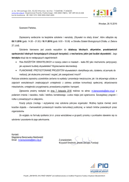 Zaproszenie - szkolenia.ngo.pl