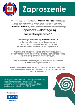 Zaproszenie na konferencję
