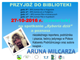 przyjdź do biblioteki - Galeria Biblioteki Publicznej Gminy Łomża z