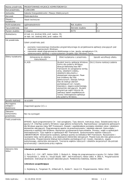 Data wydruku - Politechnika Gdańska