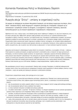 Generuj PDF - Komenda Powiatowa Policji w Wodzisławiu Śląskim