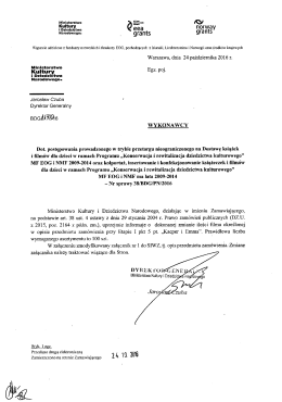 ţ2 0 1 6 - 1 0 - 2 4 ( 2 ) - Ministerstwo Kultury i Dziedzictwa