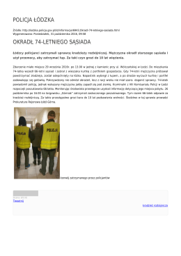 Generuj PDF - Policja Łódzka