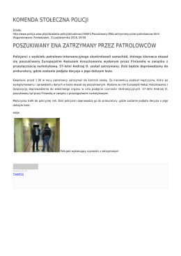 Generuj PDF - Komenda Stołeczna Policji
