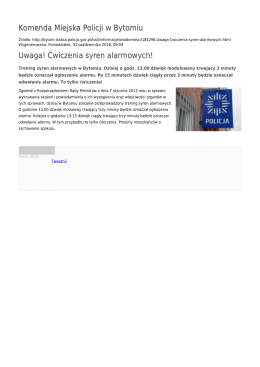 Generuj PDF - Komenda Miejska Policji w Bytomiu