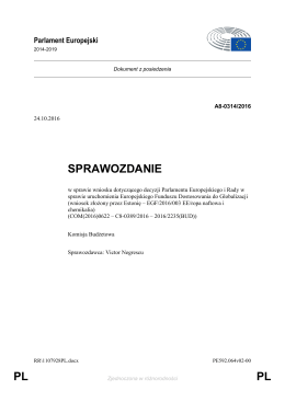 PL PL SPRAWOZDANIE